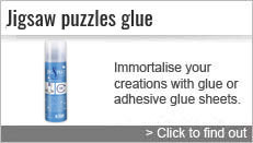 Jigsaw puzzle glue
